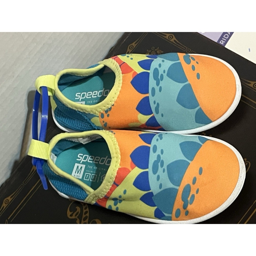 TODDLER /KIDS Medium 7-8 Speedo‎ Water Shoes  Dinosaur Splash & Sun Bootie - Picture 3 of 4